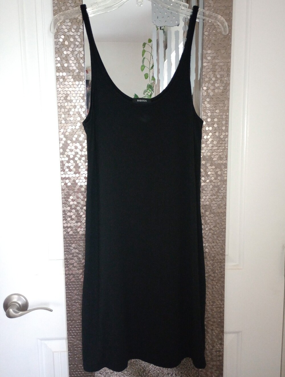 Aritzia Babaton Modal Dress Black